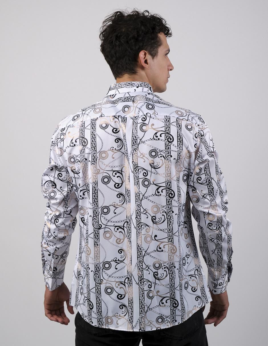 Camisa casual de algodón manga larga para hombre 2