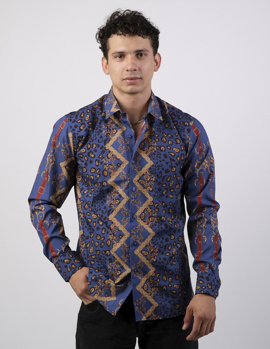 Camisa casual de algodón manga larga para hombre Camisa casual de algodón manga larga para hombre