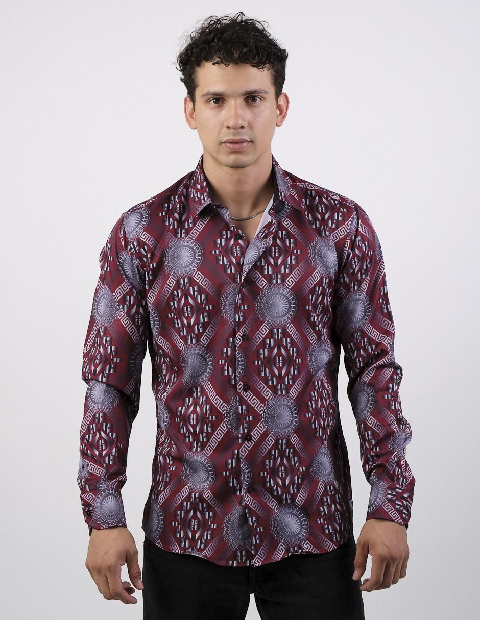Camisa casual de algodón manga larga para hombre Camisa casual de algodón manga larga para hombre