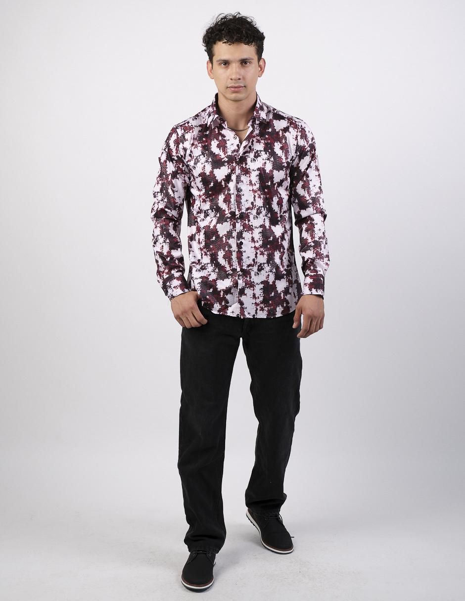 Camisa casual de algodón manga larga para hombre 3