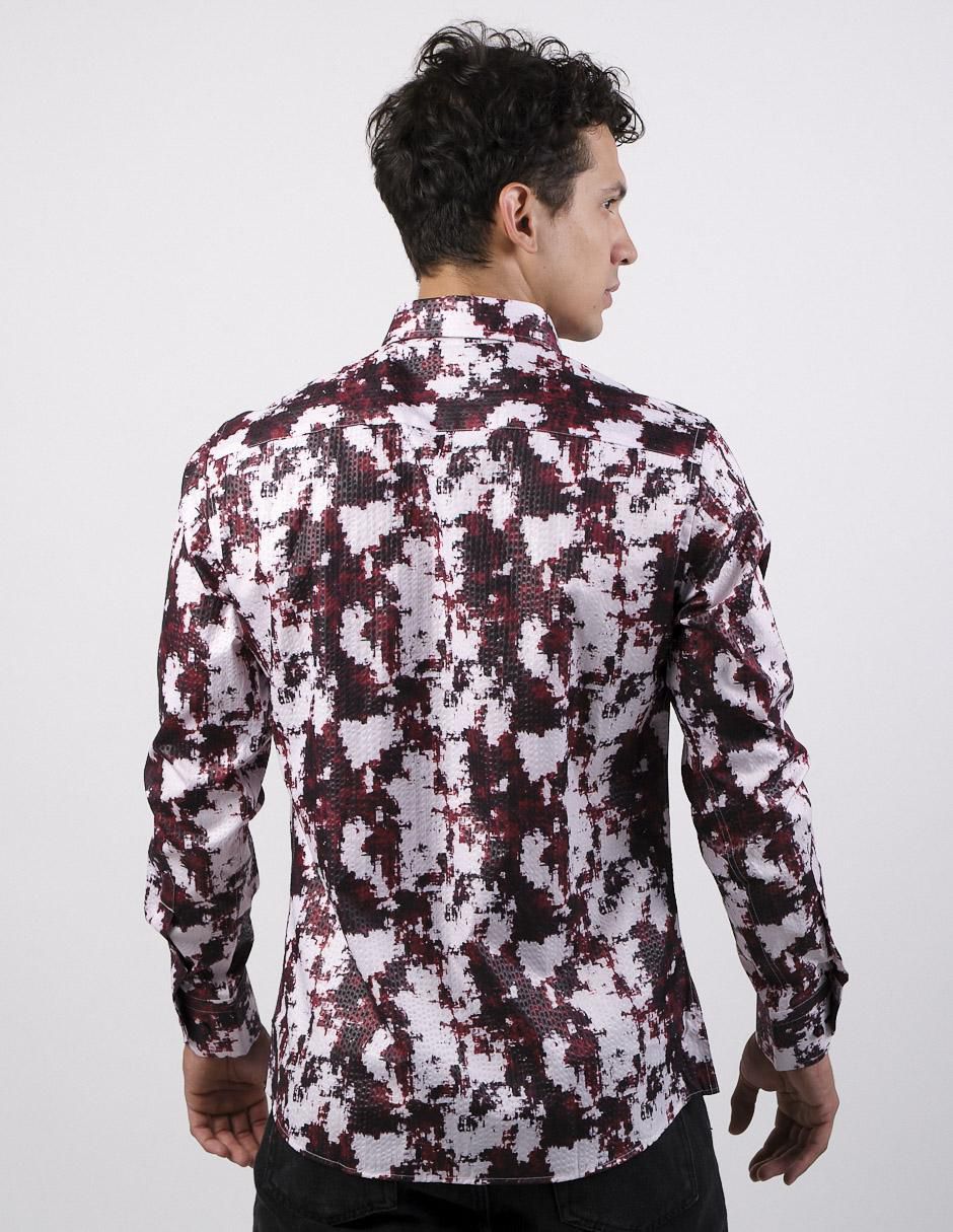 Camisa casual de algodón manga larga para hombre 2