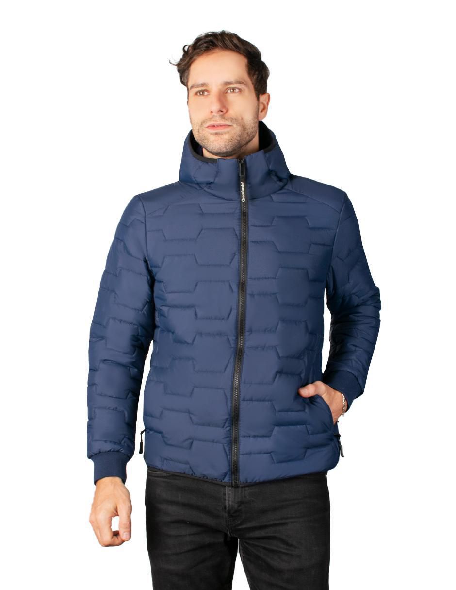 Chamarra casual capitonada para hombre Chamarra casual capitonada para hombre