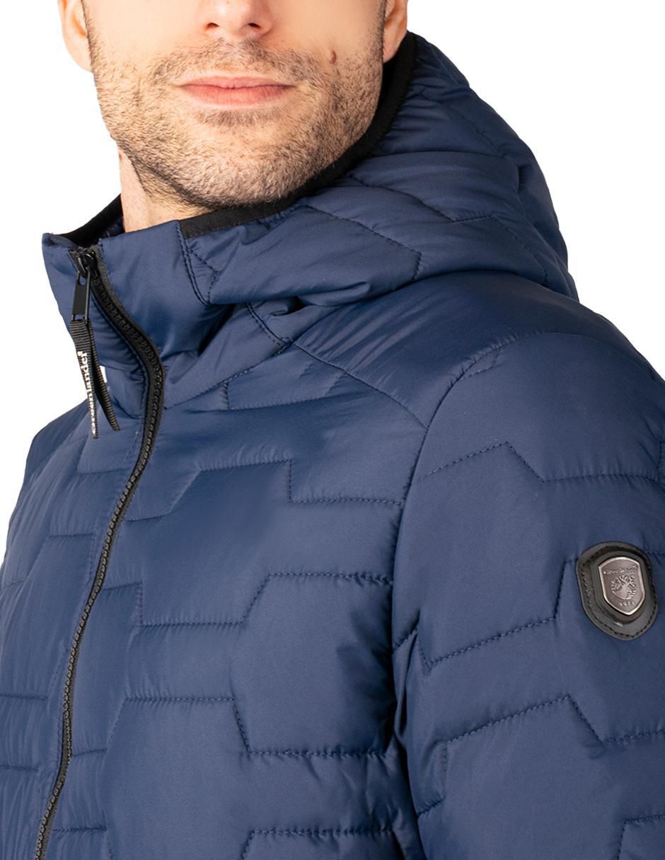 Chamarra casual capitonada para hombre 3