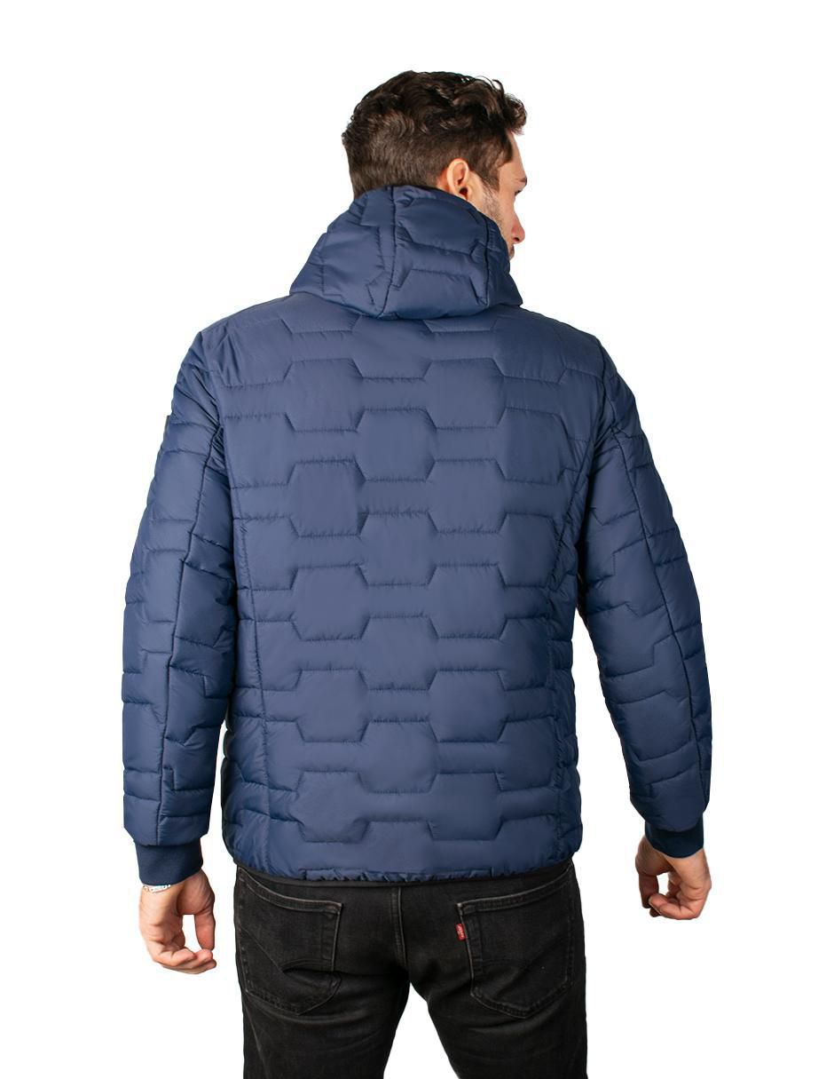 Chamarra casual capitonada para hombre 6