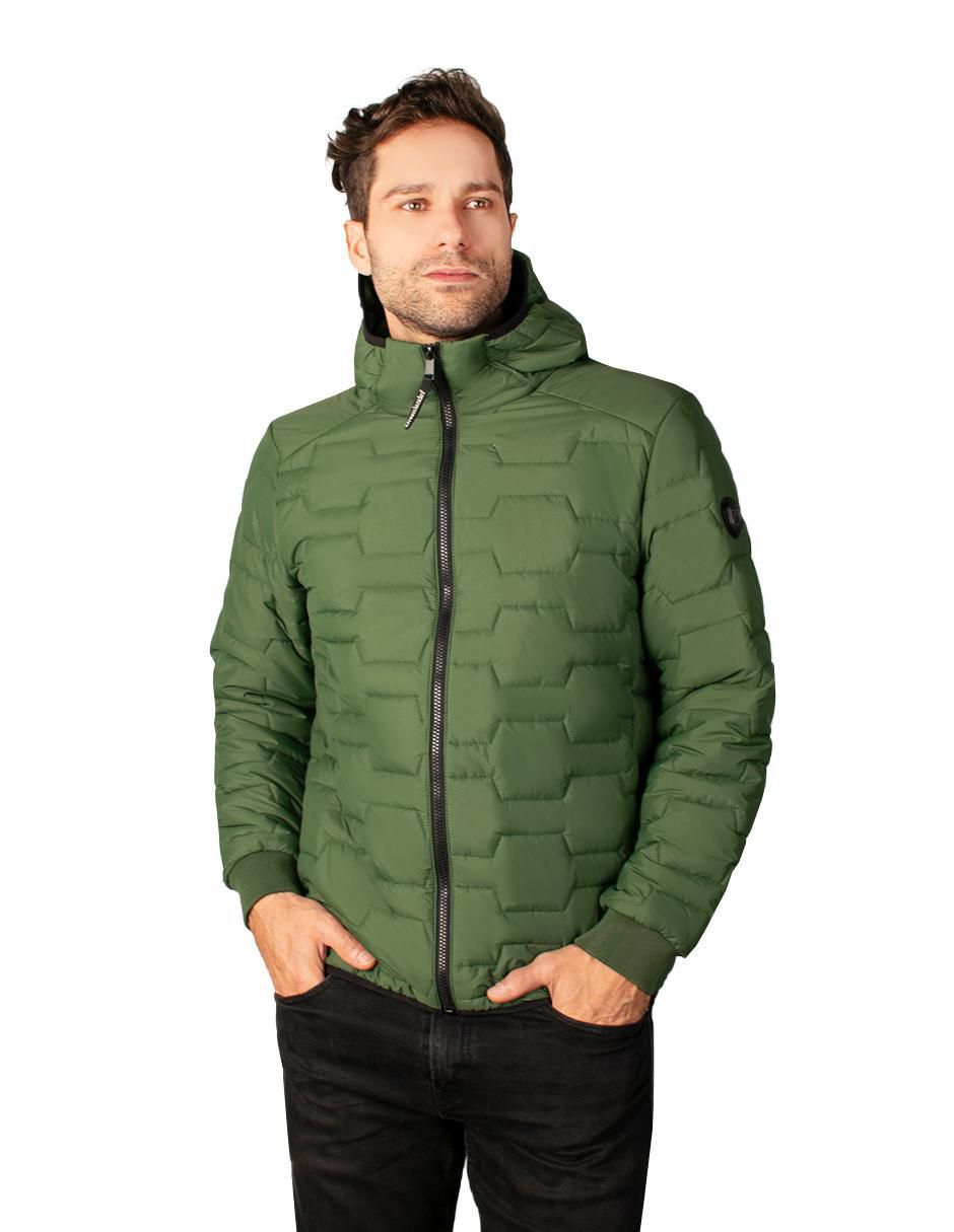 Chamarra casual Greenlander capitonada para hombre