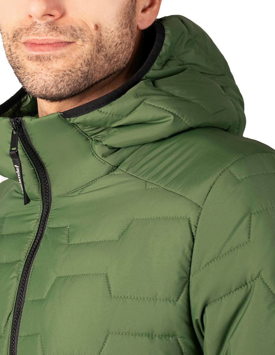 Chamarra casual Greenlander capitonada para hombre