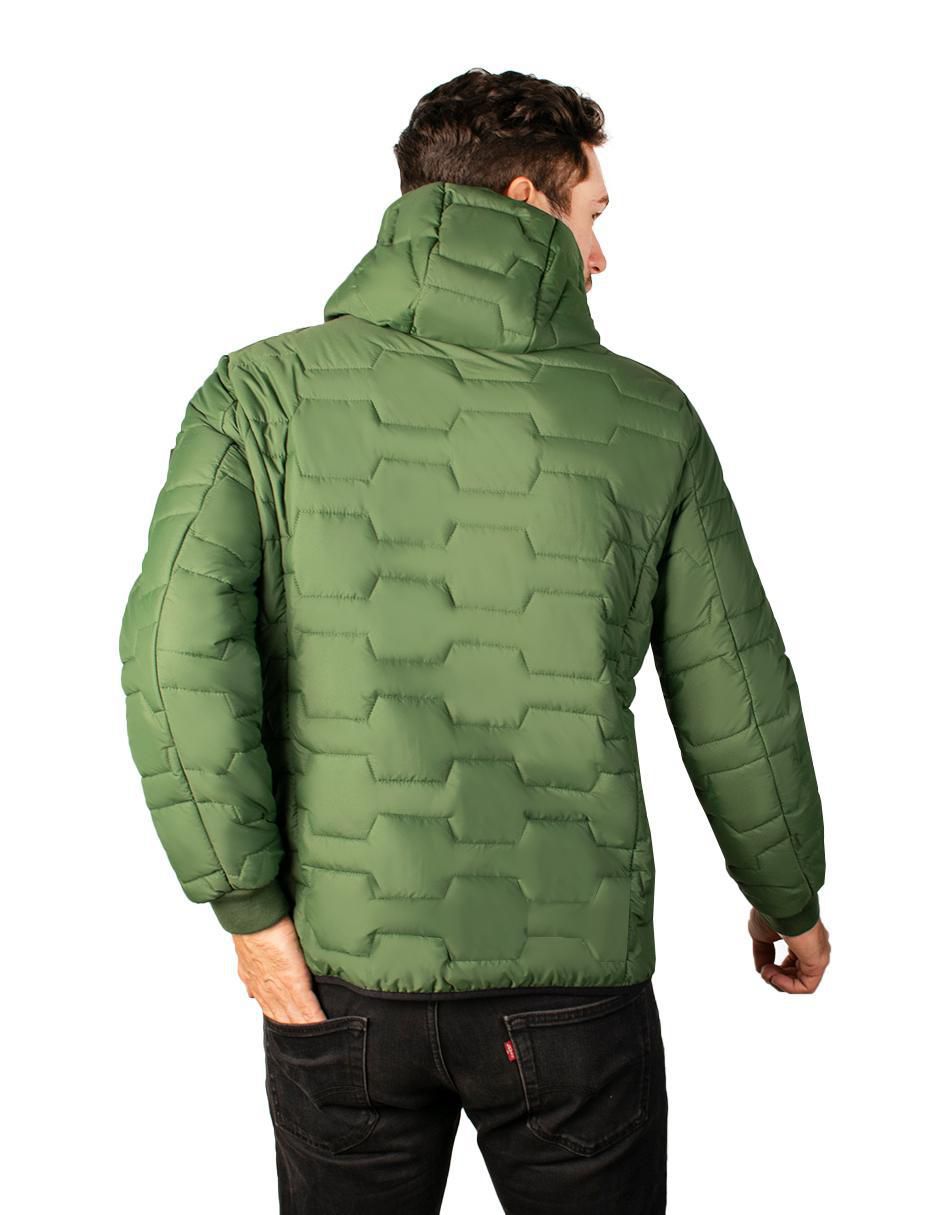 Chamarra casual Greenlander capitonada para hombre