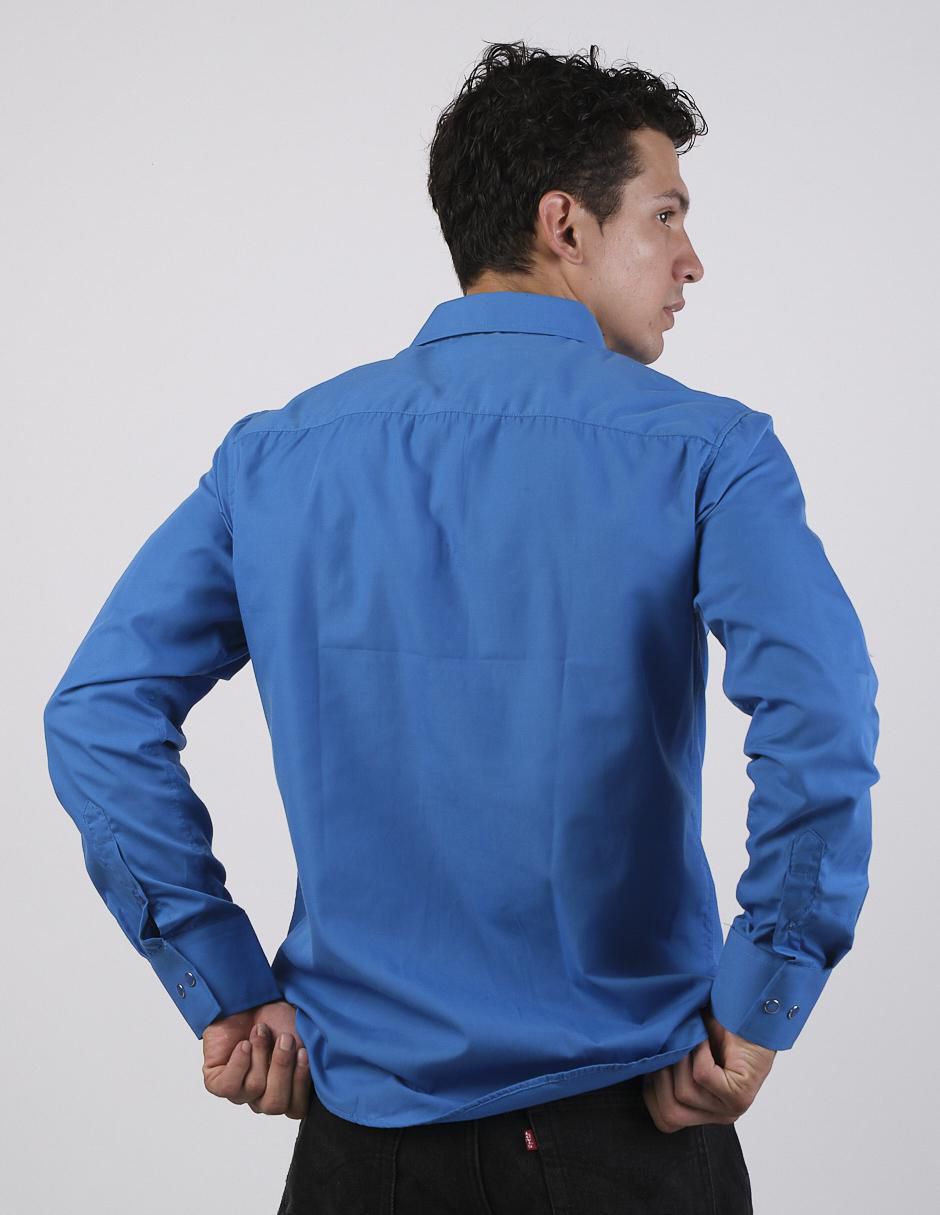 Camisa casual manga larga para hombre 3