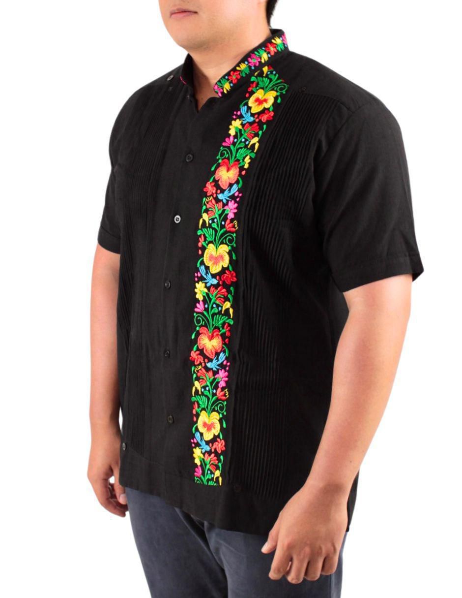 Guayabera manga corta para hombre