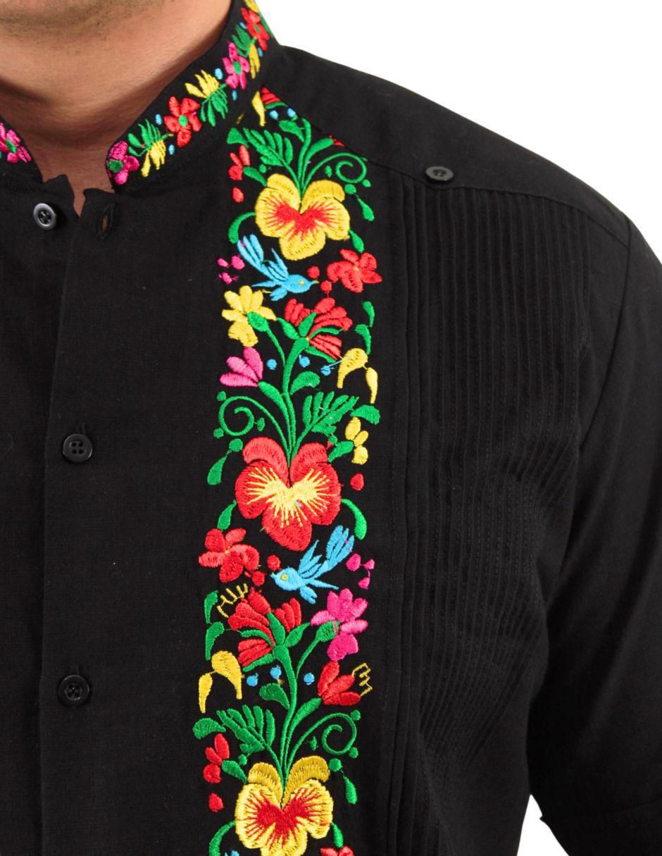 Guayabera manga corta para hombre