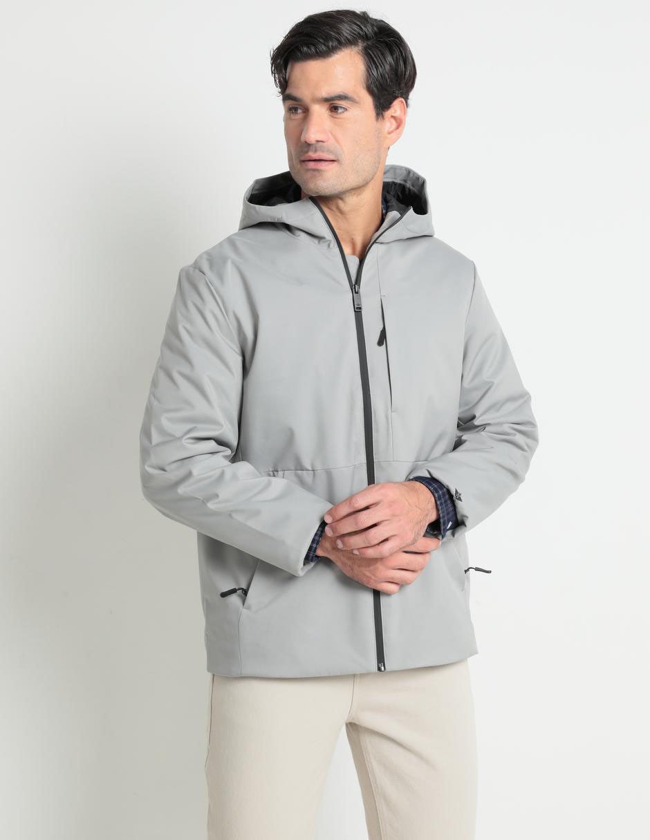 Chamarra casual con capucha para hombre Chamarra casual con capucha para hombre