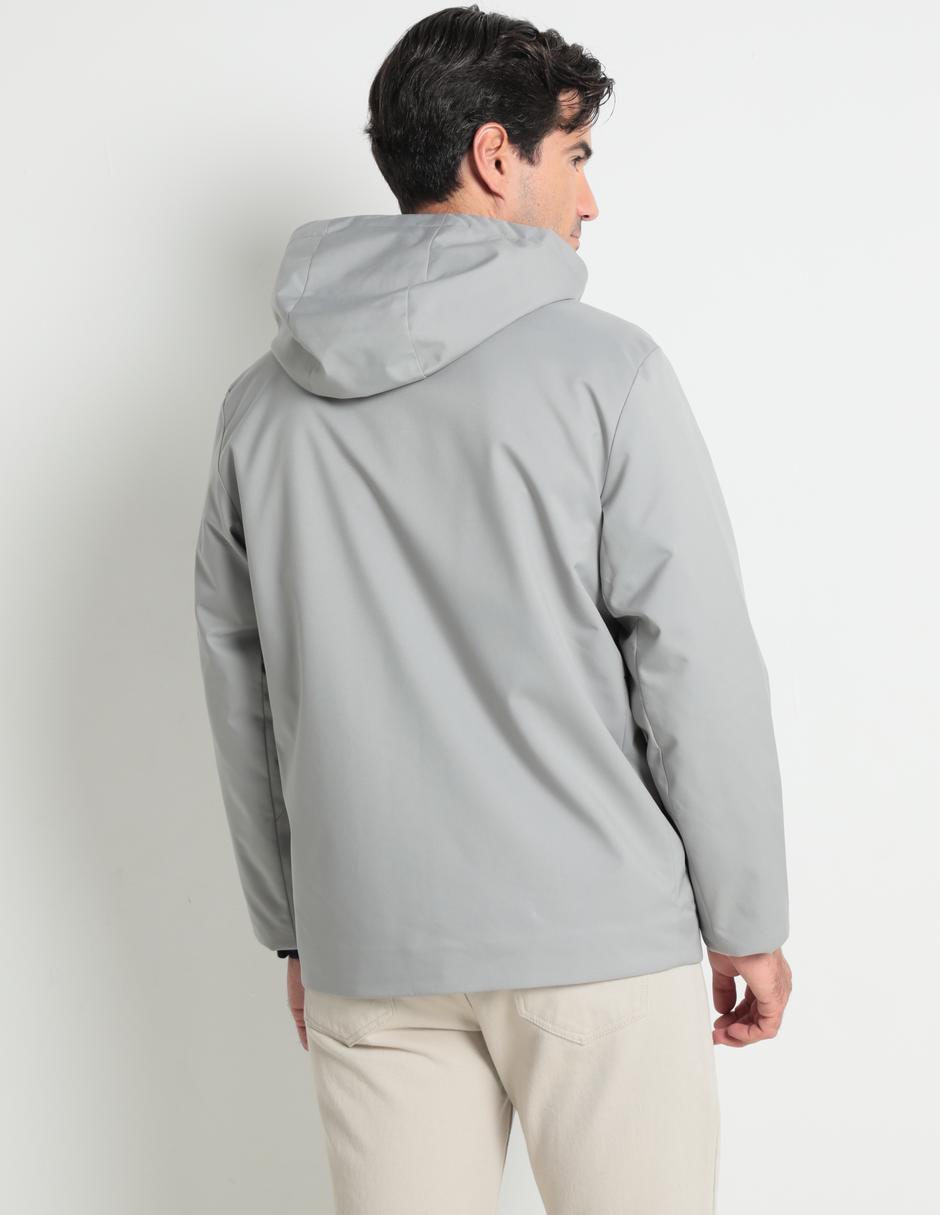 Chamarra casual con capucha para hombre 2