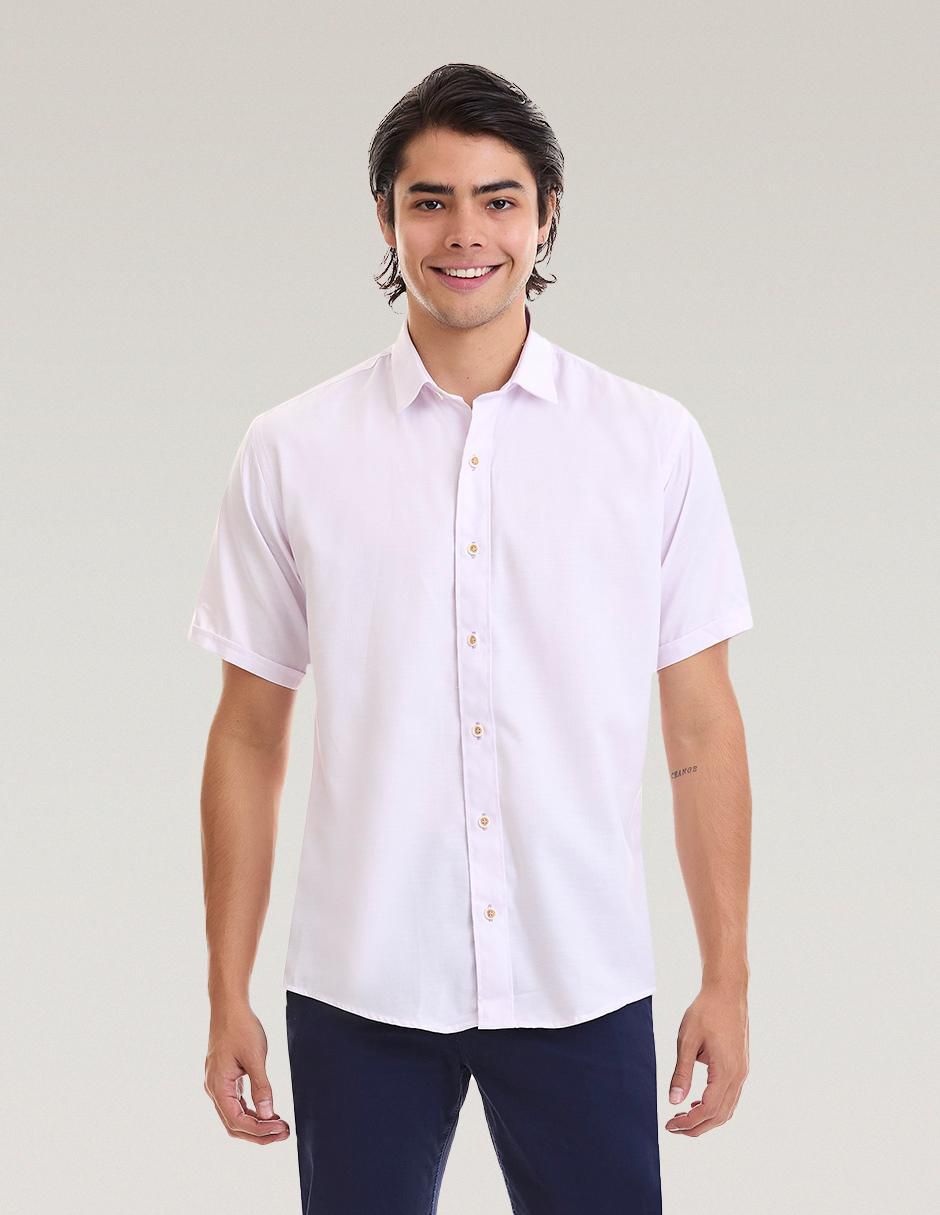 Camisa business casual manga corta para hombre Camisa business casual manga corta para hombre