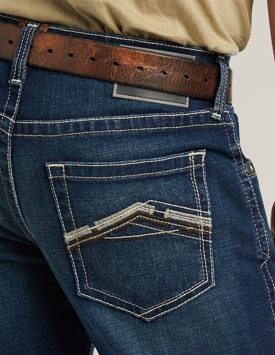 Jeans bota lavado bitono para hombre 2