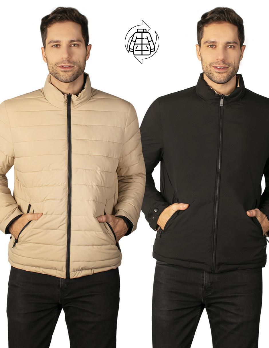 Chamarra acolchada Greenlander impermeable reversible para hombre