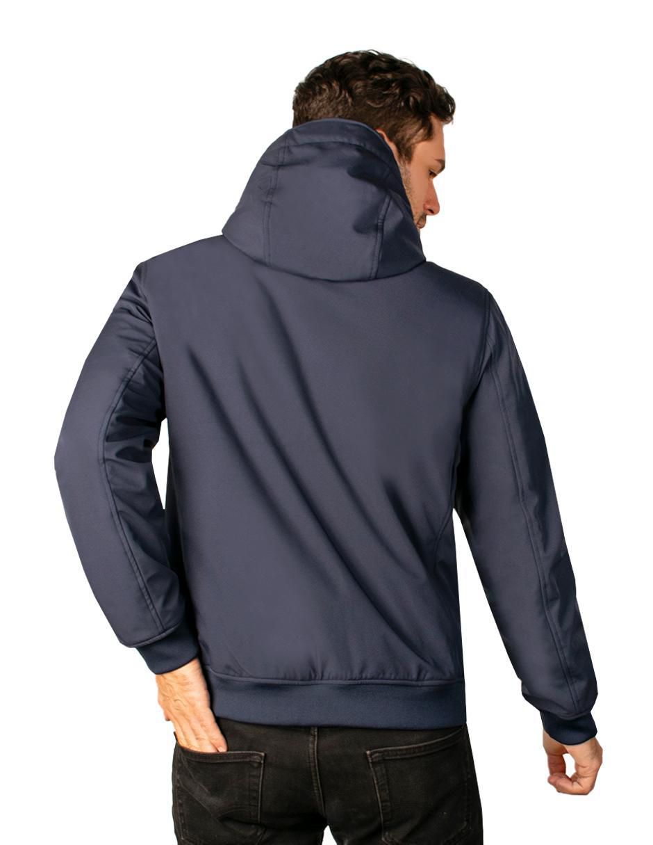 Chamarra casual Greenlander impermeable con capucha para hombre