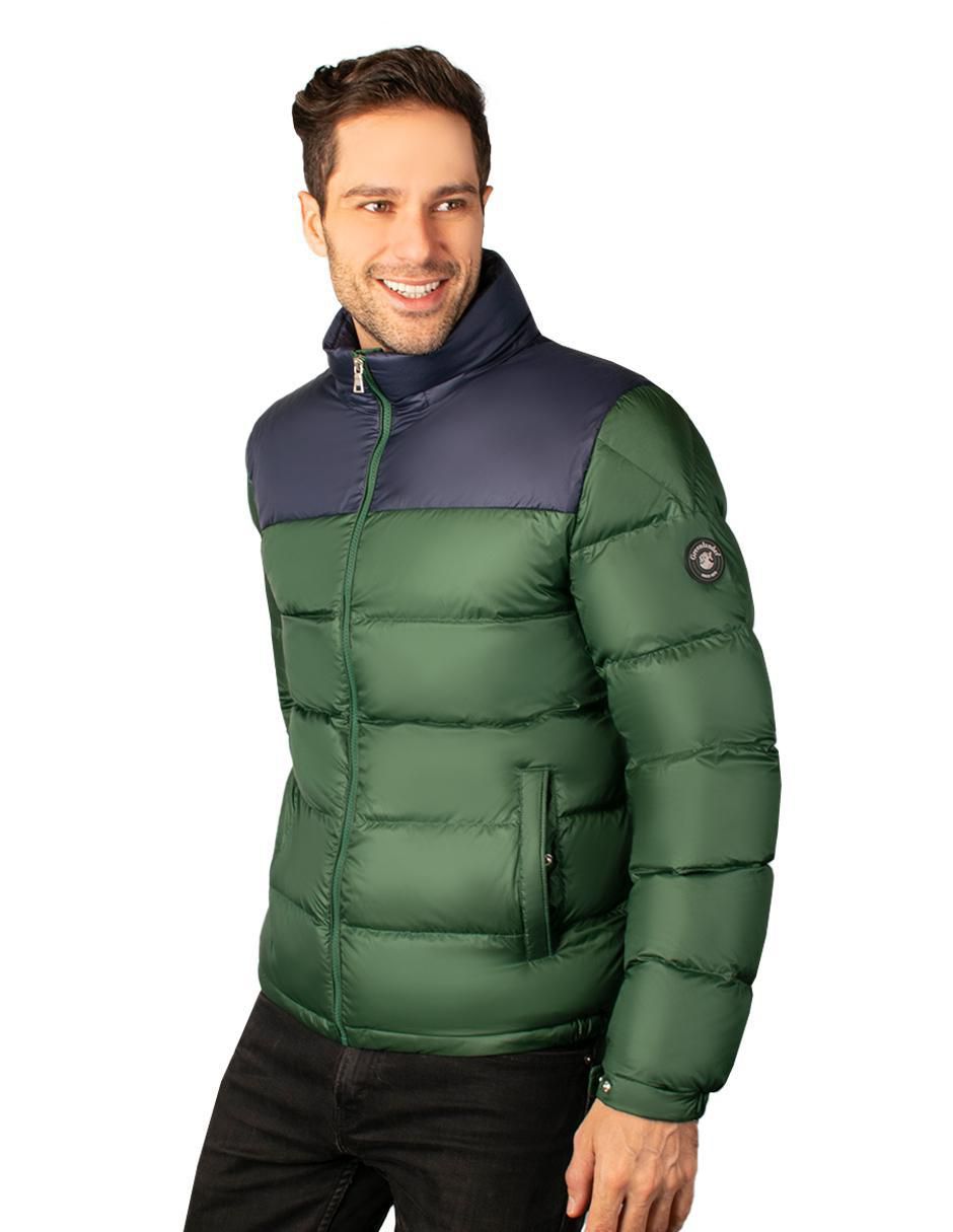 Chamarra acolchada impermeable capitonada para hombre 4