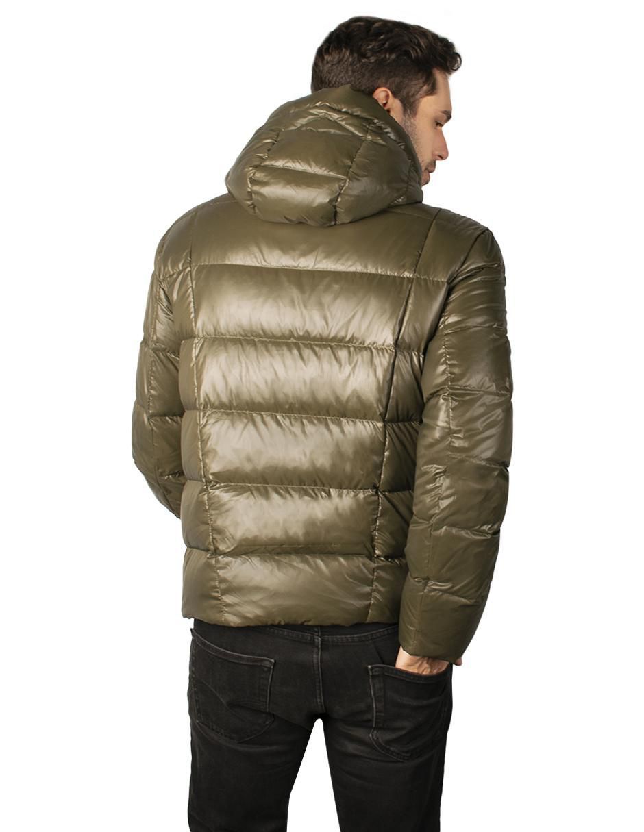 Chamarra acolchada con capucha para hombre 6