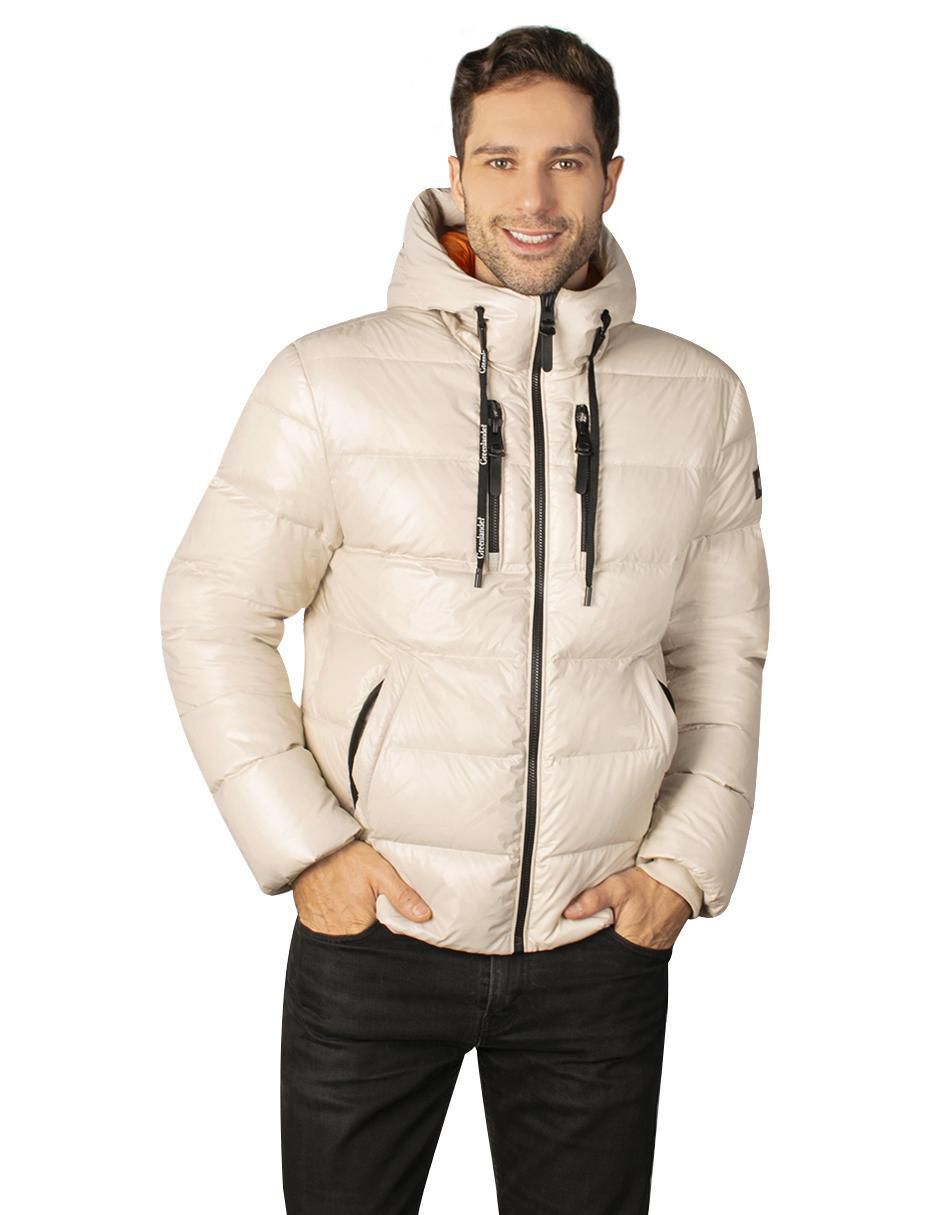 Chamarra acolchada con capucha para hombre Chamarra acolchada con capucha para hombre