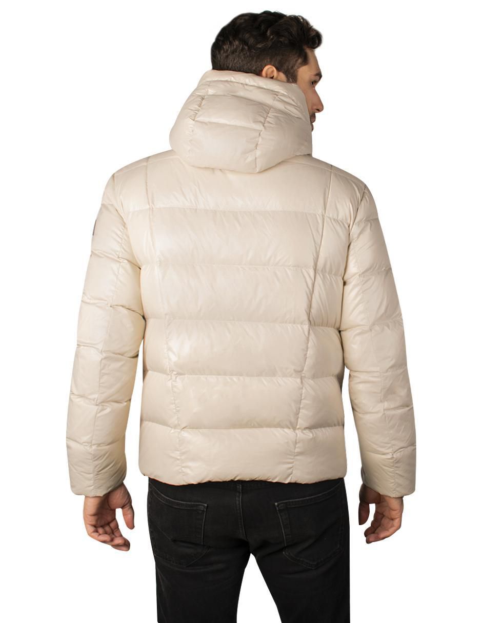 Chamarra acolchada con capucha para hombre 6