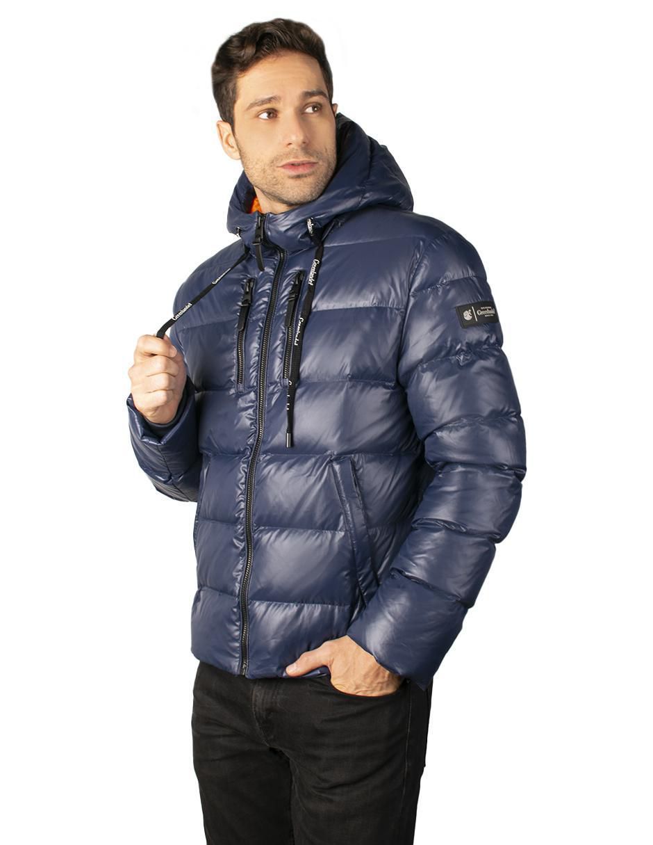 Chamarra acolchada Greenlander con capucha para hombre