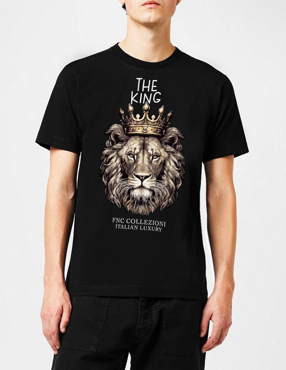 Playera The King cuello redondo para hombre 1