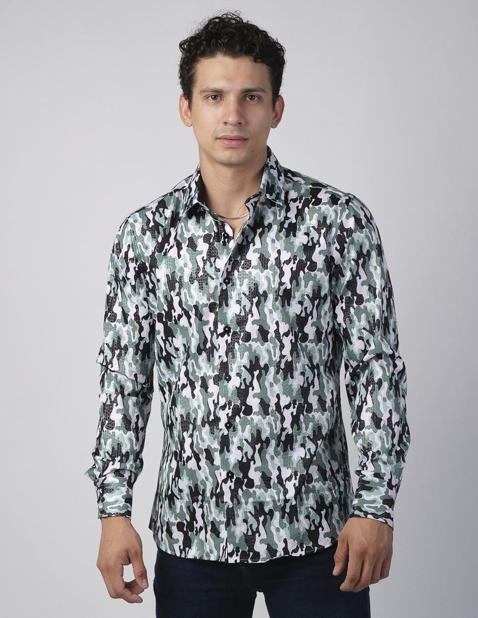 Camisa casual manga larga para hombre Camisa casual manga larga para hombre