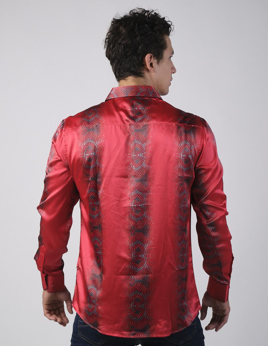 Camisa casual manga larga para hombre