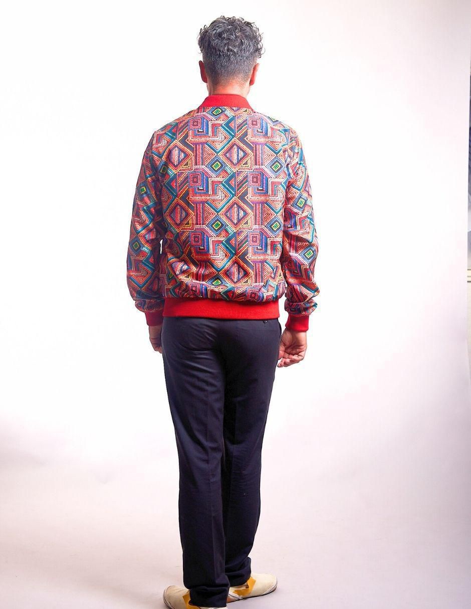 Chamarra bomber impermeable tejido para hombre 2