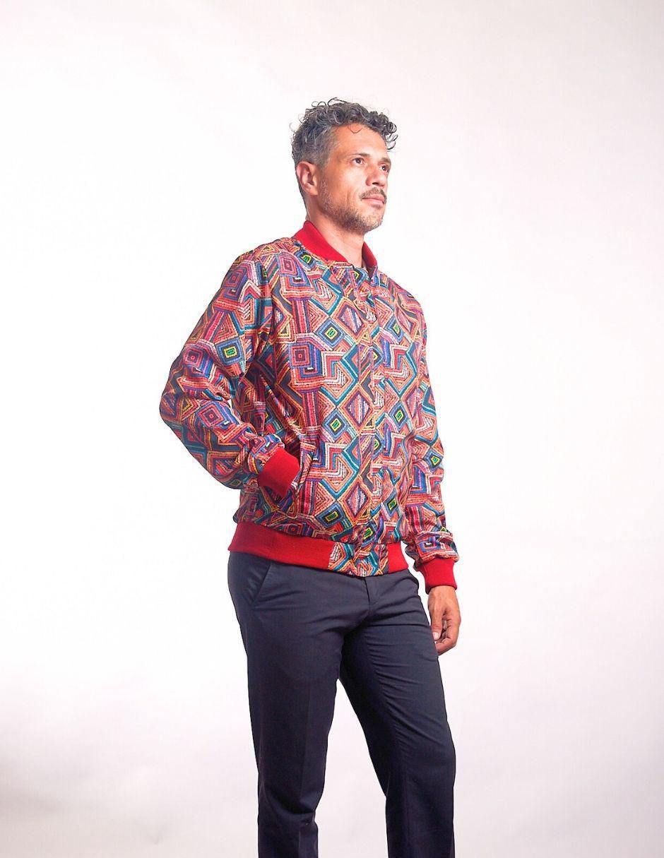 Chamarra bomber impermeable tejido para hombre 3
