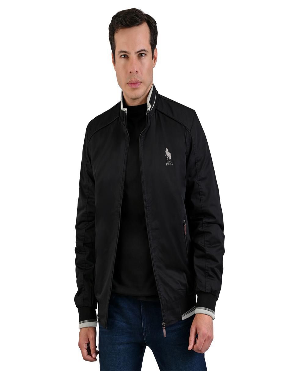 Chamarra casual Hpc Polo con bolsillos para hombre