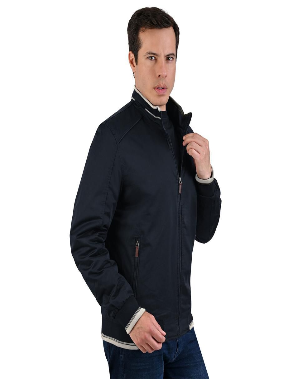 Chamarra casual con bolsillos para hombre 5