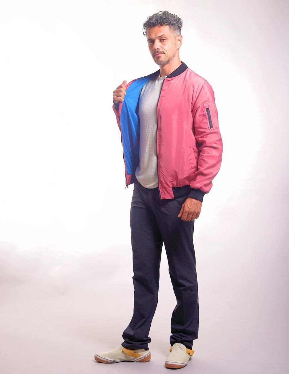Chamarra bomber impermeable con bolsillos para hombre 3