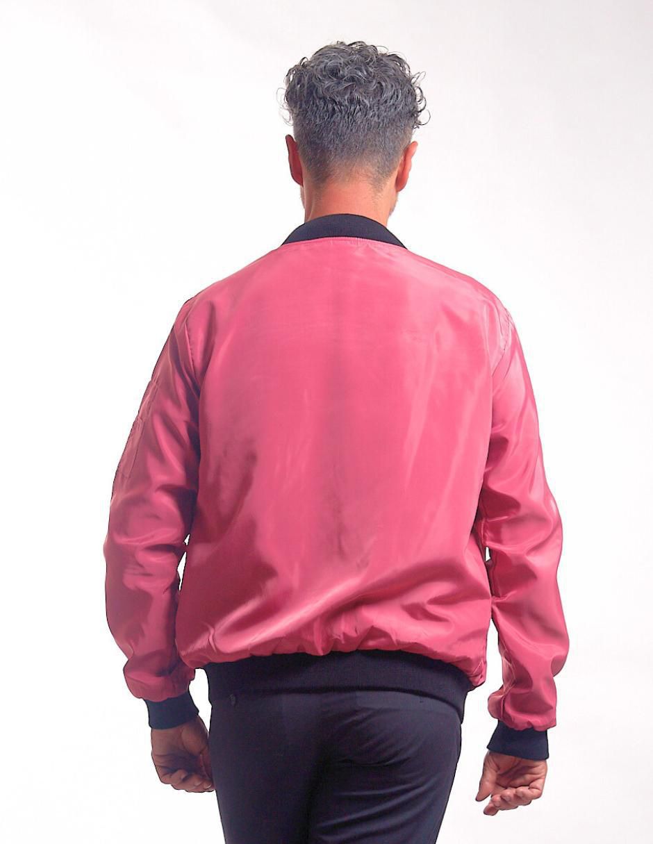 Chamarra bomber impermeable con bolsillos para hombre 5