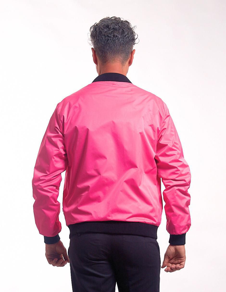 Chamarra bomber impermeable con bolsillos para hombre 2
