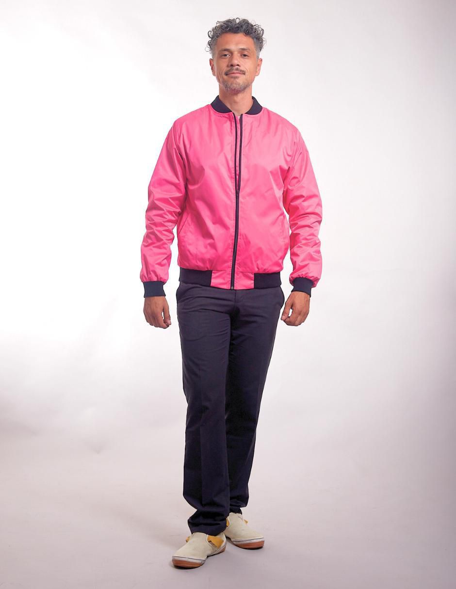 Chamarra bomber impermeable con bolsillos para hombre 3