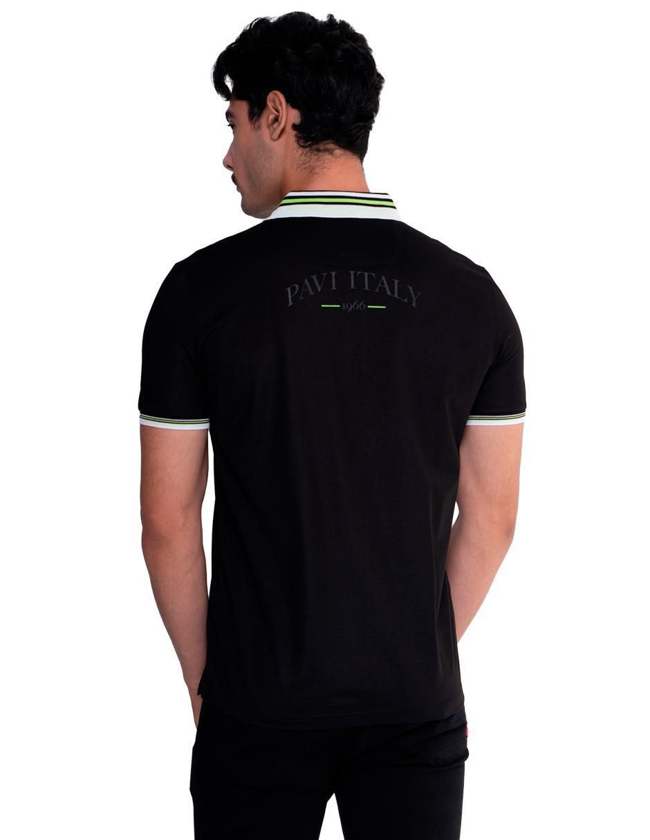 Playera tipo polo Pavi Italy para hombre
