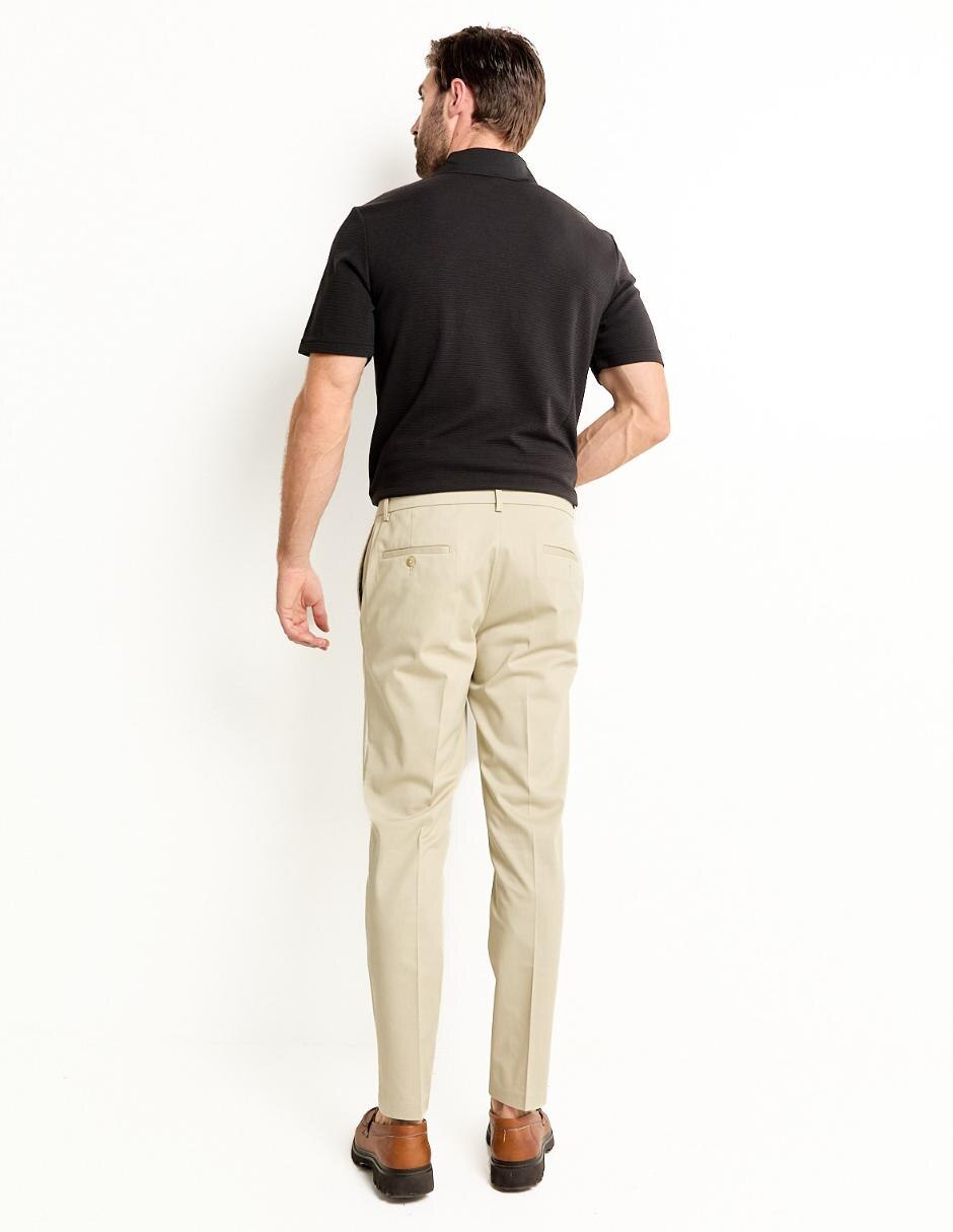 Pantalón casual slim de algodón para hombre 2