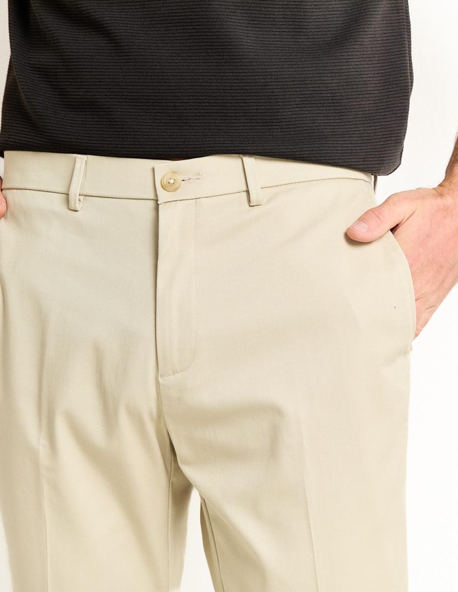 Pantalón casual slim de algodón para hombre 4