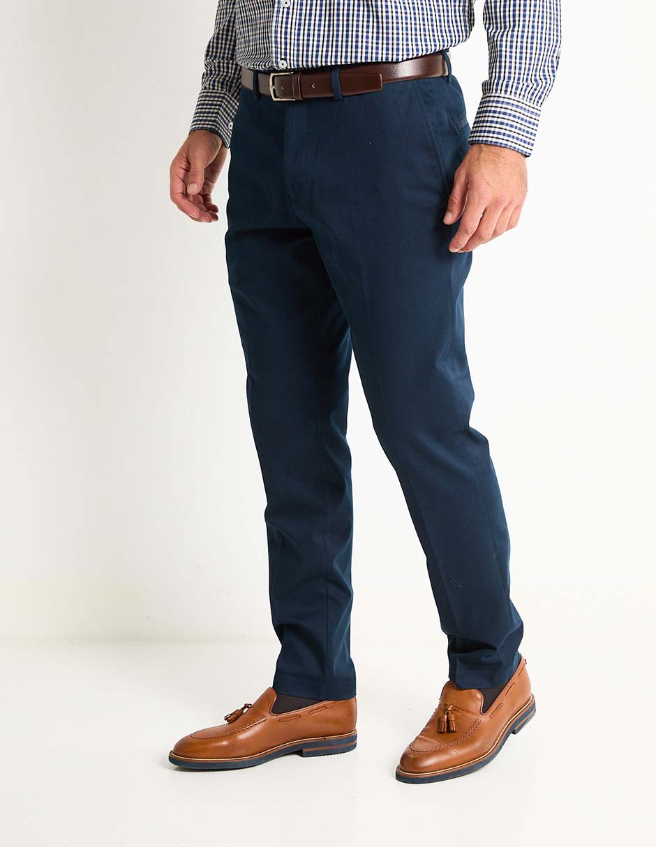 Pantalón slim de algodón para hombre