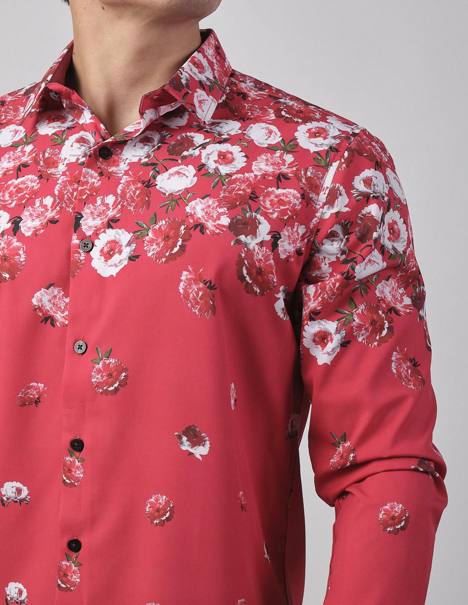 Camisa casual de algodón manga larga para hombre 4
