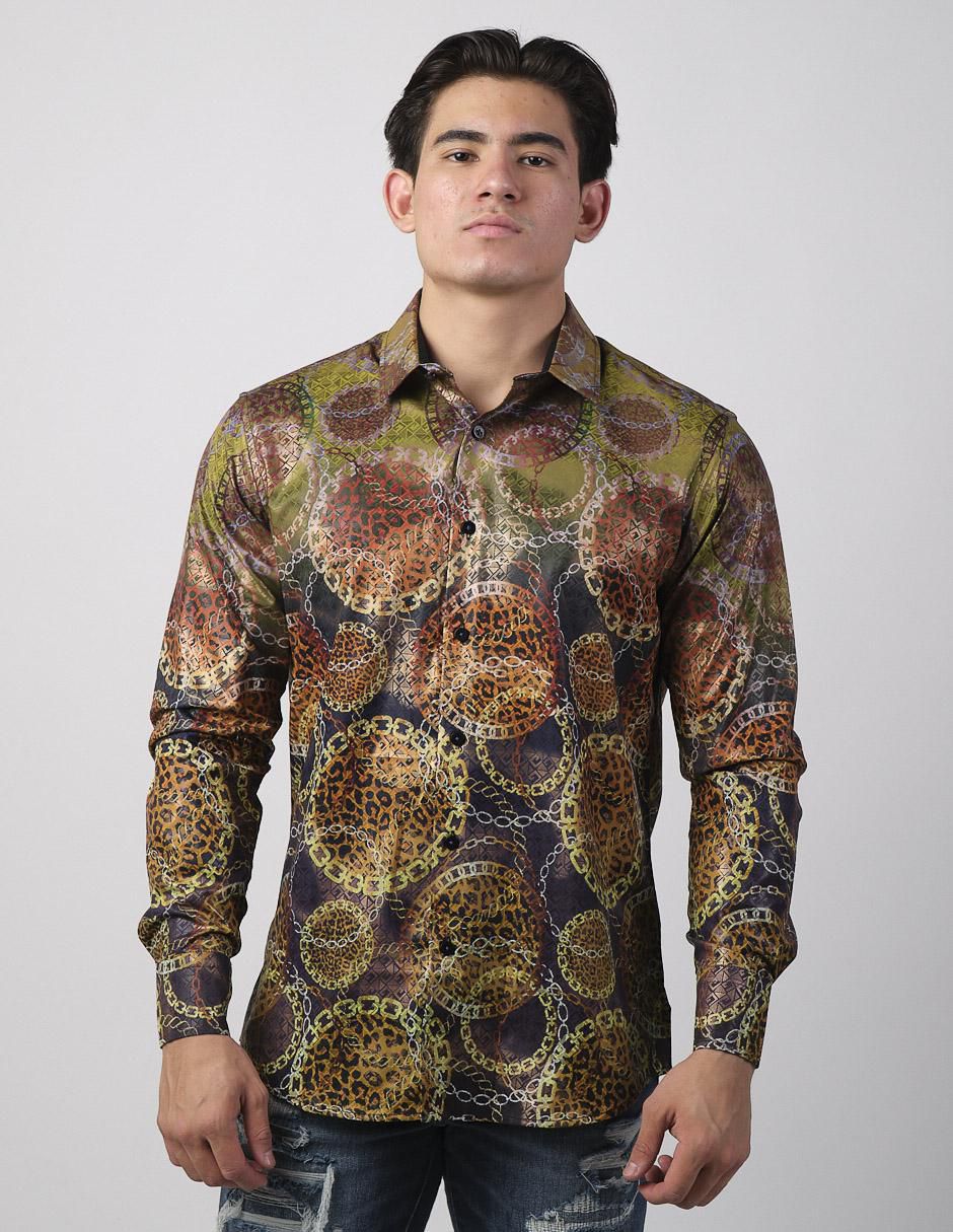 Camisa casual de algodón manga larga para hombre Camisa casual de algodón manga larga para hombre