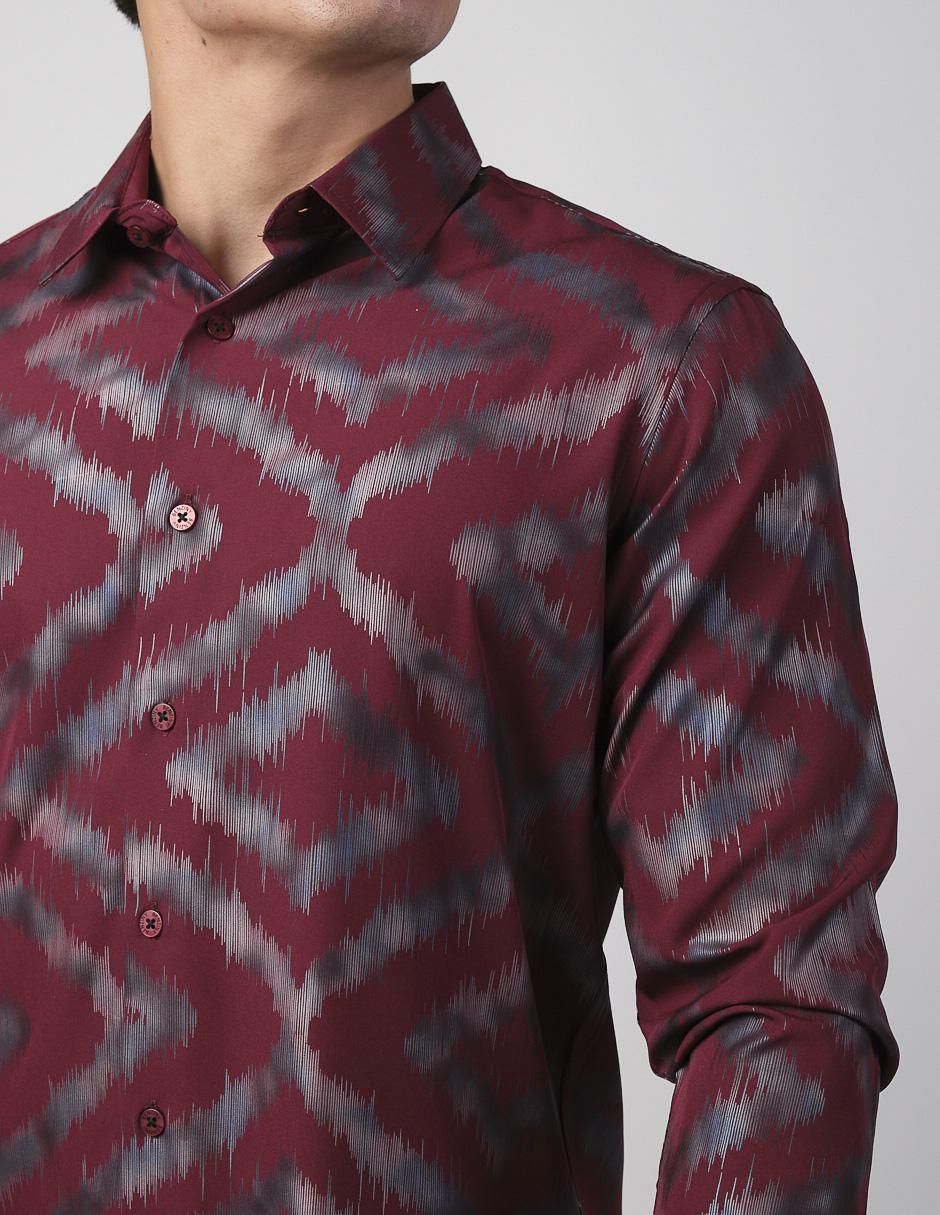 Camisa casual de algodón manga larga para hombre 4