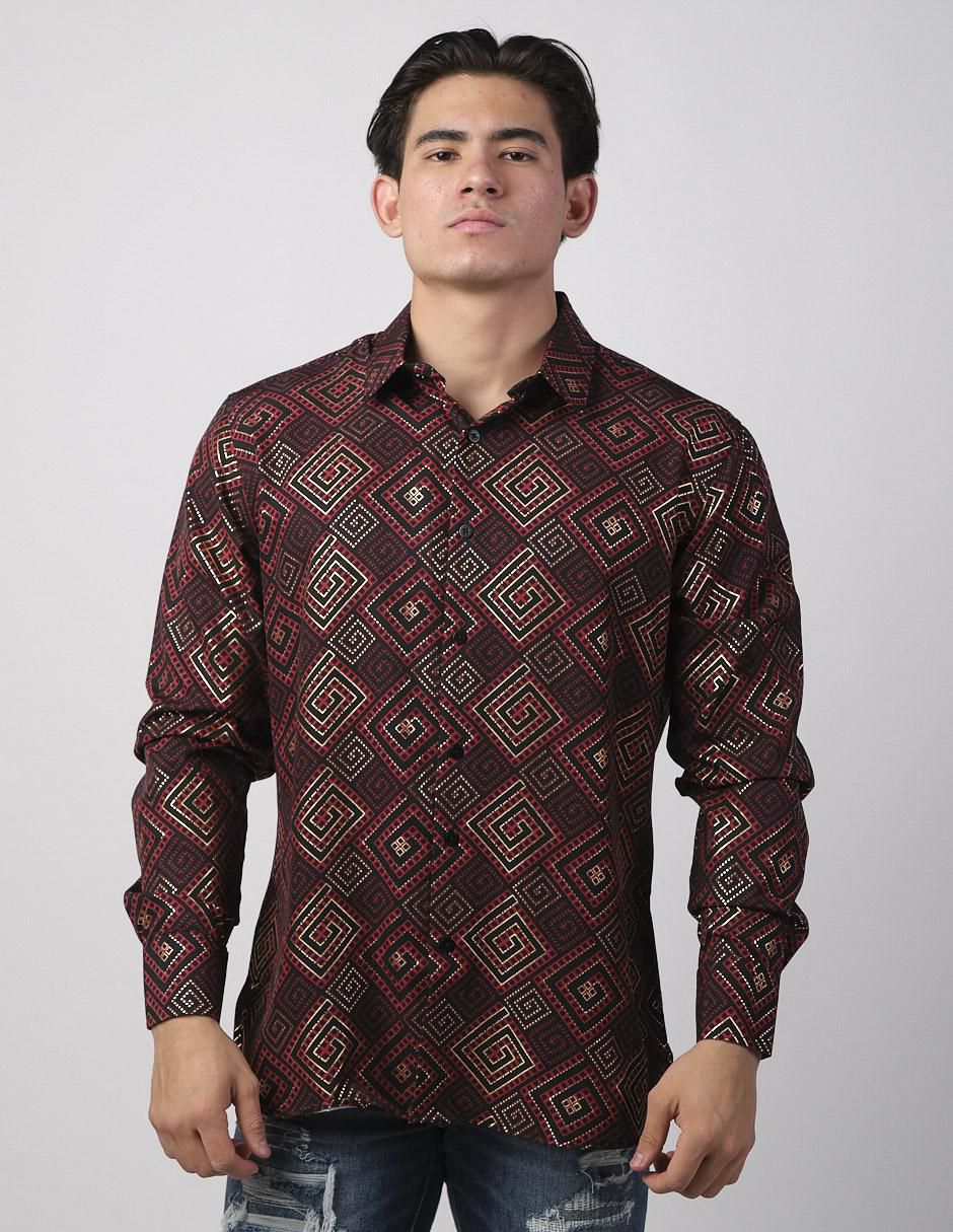 Camisa casual de algodón manga larga para hombre Camisa casual de algodón manga larga para hombre