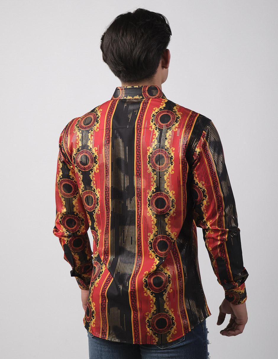 Camisa casual de algodón manga larga para hombre 2