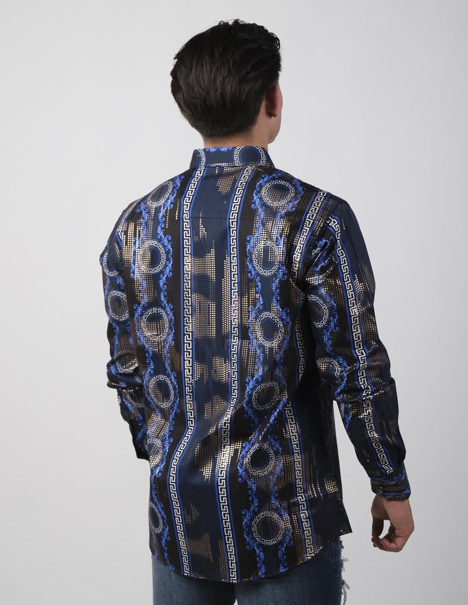 Camisa casual de algodón manga larga para hombre 2