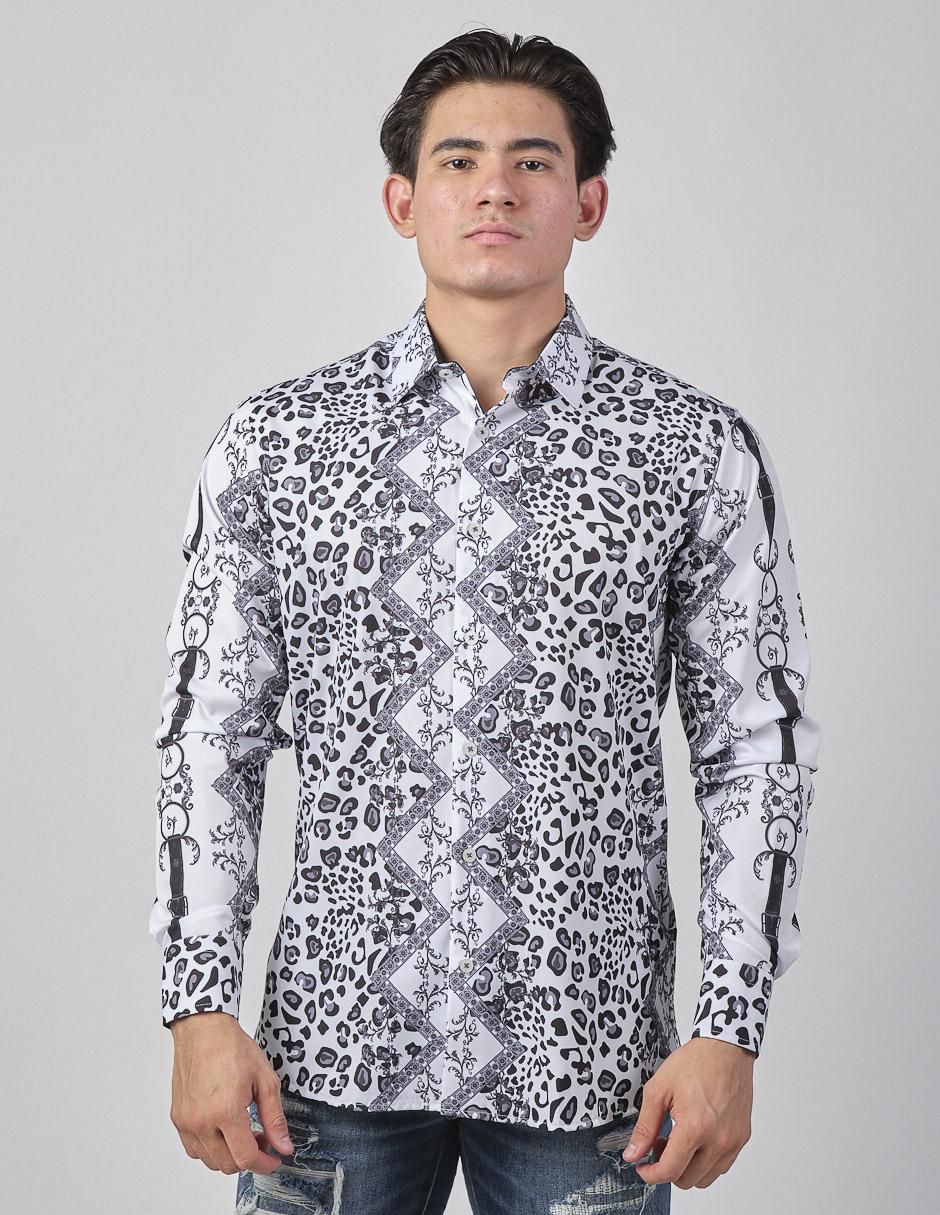 Camisa casual de algodón manga larga para hombre Camisa casual de algodón manga larga para hombre