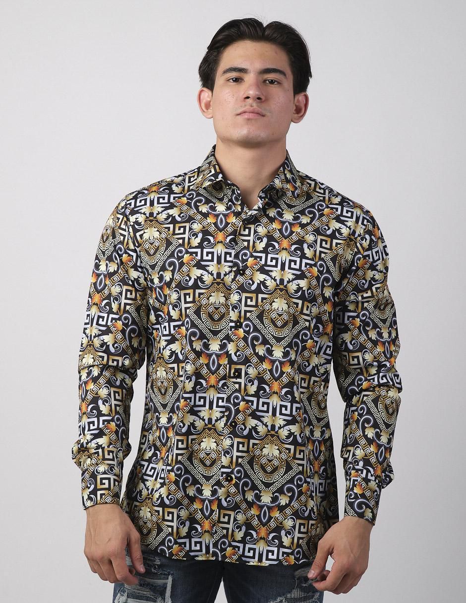 Camisa casual de algodón manga larga para hombre Camisa casual de algodón manga larga para hombre