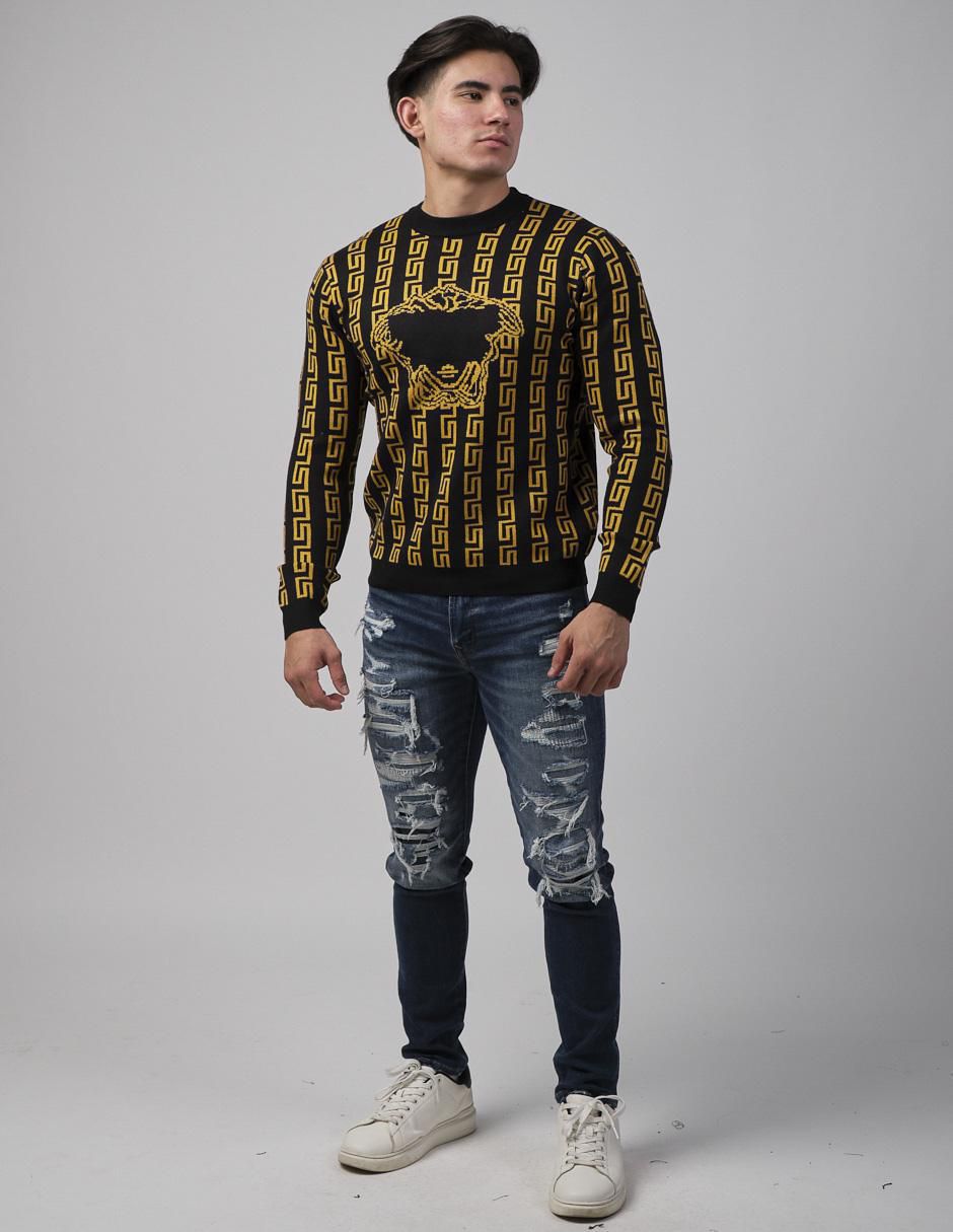 Suéter cuello redondo para hombre