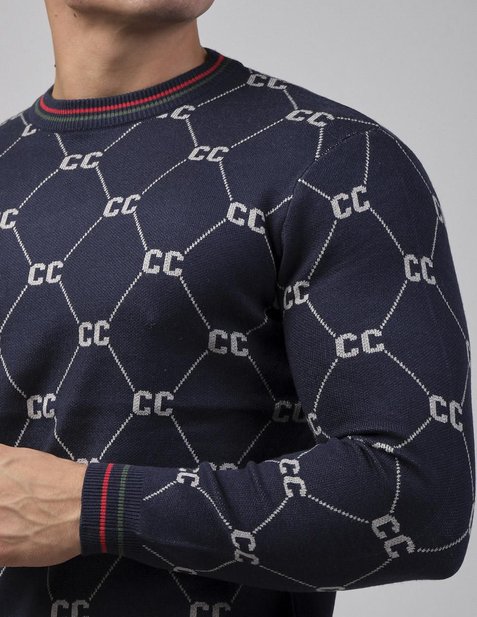 Suéter cuello redondo para hombre 2